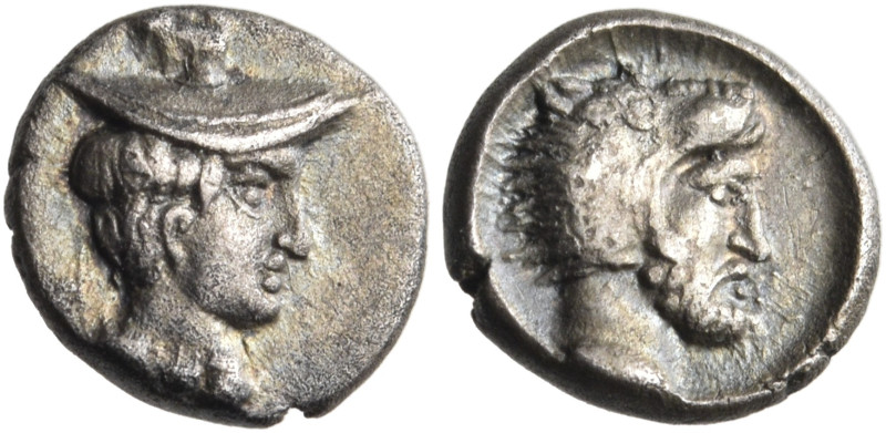 CILICIA. Uncertain mint. 2nd - 3rd quarter 4th century BC. Hemiobol (Silver, 7 m...