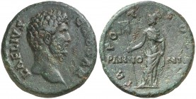 (137 d.C.). Aelio. As. (Spink 3988) (Co. 25) (RIC. 1071). 11,92 g. MBC.