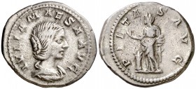(218-220 d.C.). Julia Maesa. Denario. (Spink 7754) (S. 29) (RIC. 263). 3,56 g. MBC.