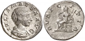 (218-220 d.C.). Julia Maesa. Denario. (Spink 7756) (S. 36) (RIC. 268). 2,50 g. MBC+.