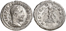 (235-236 d.C.). Maximino I. Denario. (Spink 8317) (S. 99a) (RIC. 16). 3,50 g. MBC+.