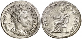 (241-242 d.C.). Gordiano III. Antoniniano. (Spink 8645) (S. 250) (RIC. 88). 4,32 g. MBC+.