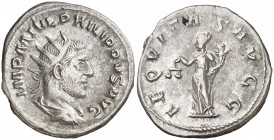 (245-247 d.C.). Filipo I. Antoniniano. (Spink 8918) (S. 9) (RIC. 27b). 4,79 g. MBC.