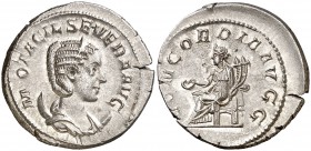 (245-247 d.C.). Otacilia Severa. Antoniniano. (Spink 9147) (S. 4) (RIC. 125c). 5 g. Reverso algo descentrado. EBC-.
