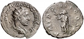 (253 d.C.). Volusiano. Antoniniano. (Spink 9762) (S. 92) (RIC. 140). 2,37 g. MBC+/MBC.
