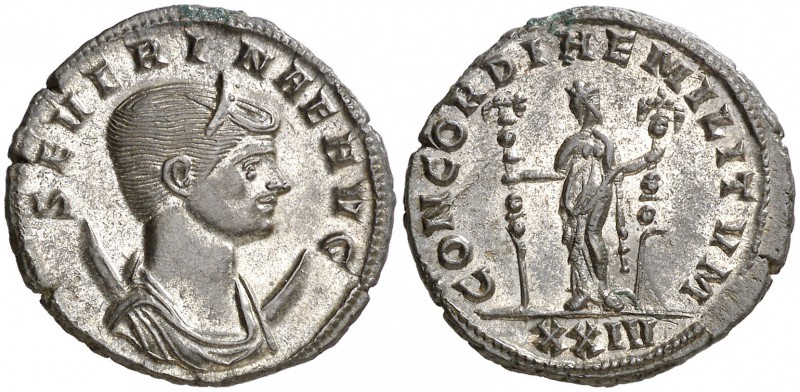 (275 d.C.). Severina. Antoniniano. (Spink 11706) (Co. 8) (RIC. 13). 4,43 g. Rest...