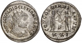 (293-294 d.C.). Diocleciano. Antoniniano. (Spink 12635) (Co. 33) (RIC. 306). 4,55 g. MBC+.
