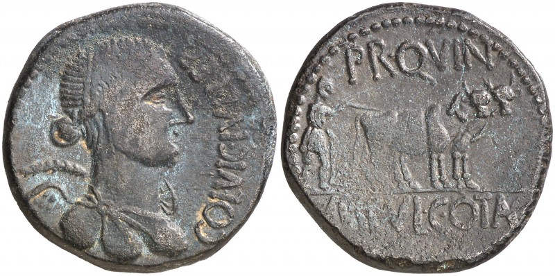 Celsa (Velilla de Ebro). As. (FAB. 796) (ACIP. 1491). 14,37 g. MBC.