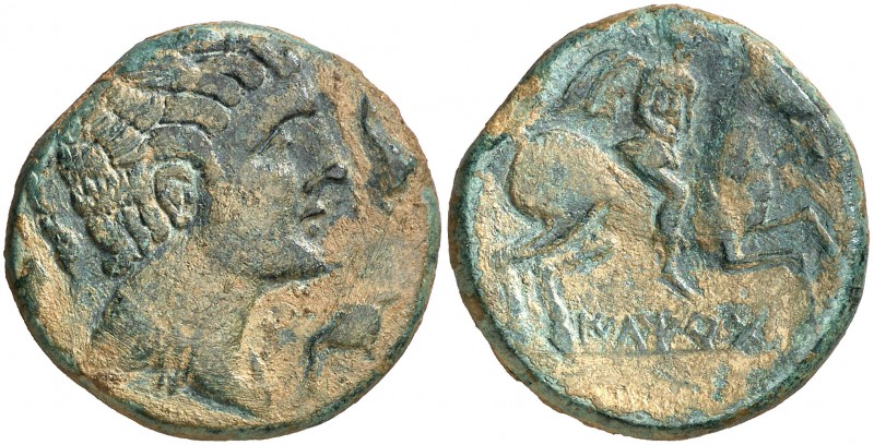 Iltirda (Lleida). As. (FAB. 1465) (ACIP. 1249). 14,91 g. Pátina verde. MBC+.
