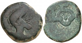 Ildurir (Granada). As. (FAB. 1504 a 1506) (ACIP. 2286 a 2289). 16,12 g. Escasa. BC-.