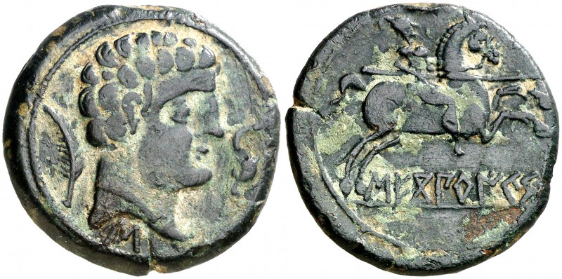 Secobirices (Saelices). As. (FAB. 2176) (ACIP. 1876). 11,96 g. MBC+.