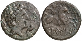 Seteiscen (Sástago). As. (FAB. 2207) (ACIP. 1462). 8,11 g. MBC.