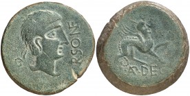 Ursone (Osuna). As. (FAB. 2501) (ACIP. 2323). 31,64 g. Pátina verde. MBC+.
