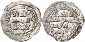 AH 202. Emirato independiente. Al-Hakem I. Al Andalus. Dirhem. (V. 113) (Fro. 4). 2,63 g. Grieta de acuñación. (EBC).