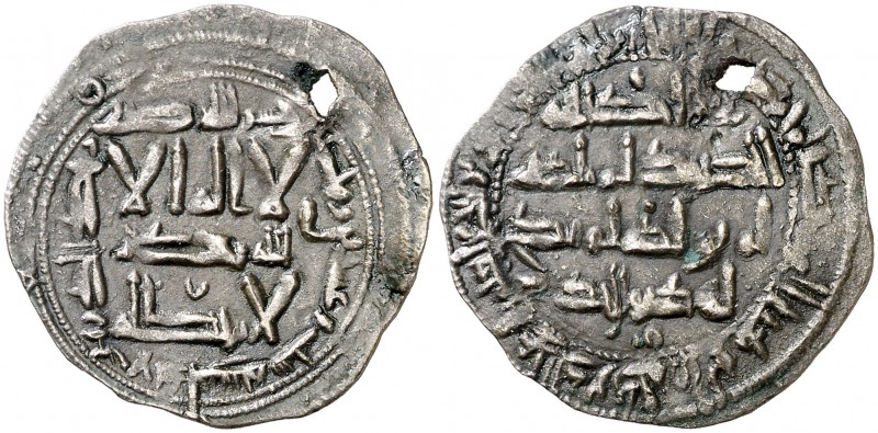 AH 226. Emirato independiente. Abderrahman II. Al Andalus. Dirhem. (V. 178) (Fro...