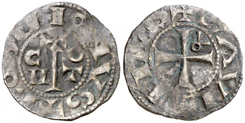Gausfred III (1115-1164). Perpinyà. Diner. (Cru.V.S. 113) (Cru.C.G. 1899). 0,72 ...