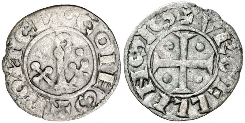 Ponç de Cabrera (1236-1243). Agramunt. Diner. (Cru.V.S. 126.1 var) (Cru.C.G. 194...