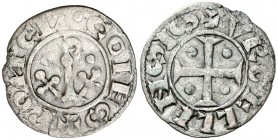 Ponç de Cabrera (1236-1243). Agramunt. Diner. (Cru.V.S. 126.1 var) (Cru.C.G. 1943f). 0,71 g. MBC-.