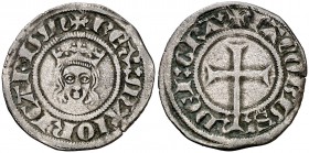 Jaume II de Mallorca (1276-1285/1298-1311). Mallorca. Dobler. (Cru.V.S. 541) (Cru.C.G. 2506). 1,78 g. MBC.