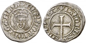 Jaume II de Mallorca (1276-1285/1298-1311). Mallorca. Diner. (Cru.V.S. 542) (Cru.C.G. 2508). 0,87 g. MBC+/MBC.