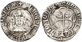 Alfons IV (1416-1458). Mallorca. Ral. (Cru.V.S. 838 var) (Cru.C.G. 2883d). 2,79 g. Rara. MBC-.