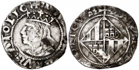 Ferran II (1479-1516). Mallorca. Ral. (Cru.V.S. 1177) (Cru.C.G. falta). 1,80 g. Ex Áureo & Calicó 29/10/2008, nº1113. Rara. BC+.
