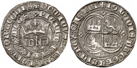 Juan I (1379-1390). Sevilla. Real. (AB. 539). 3,09 g. MBC.