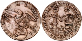 1554. Carlos I. Dordrecht. Jetón. (D. 1969). 4,88 g. Rayitas. Ex Société de Banque Suisse 17/09/1992, nº 58a (lote). Escasa. EBC-.