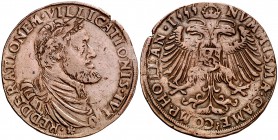 1555. Carlos I. Dordrecht. Jetón. (D. 2002 var). 4,87 g. Leves golpecitos. Ex Société de Banque Suisse 17/09/1992, nº 58d (lote). Escasa. MBC+.