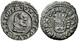1664. Felipe IV. Burgos. R. 4 maravedís. (Cal. 1272). 0,75 g. Escasa. MBC+.