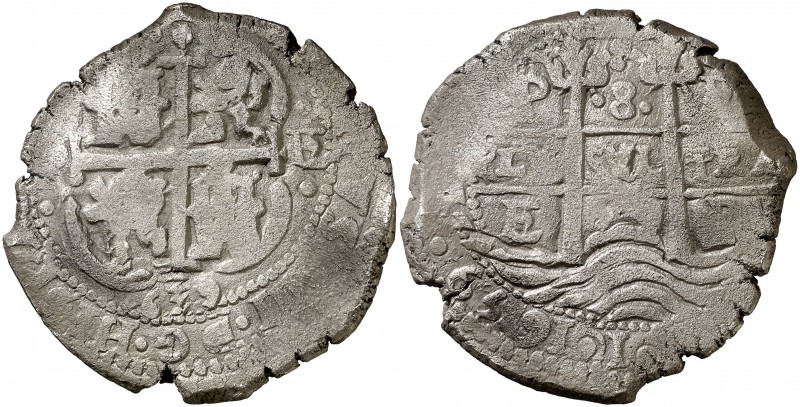 1659. Felipe IV. Potosí. E. 8 reales. (Cal. 447) (Paoletti 286). 25,39 g. Triple...