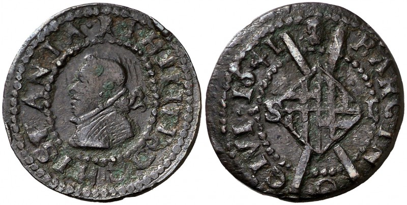 1641. Guerra dels Segadors. Barcelona. 1 sisè. (Cru.C.G. 4543) (Cru.Segadors 239...