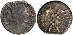 1641. Guerra dels Segadors. Tàrrega. 1 sisè. (Cru.C.G. 4657) (Cru.Segadors 166). 4,57 g. Lluís XIII. BC+/MBC-.