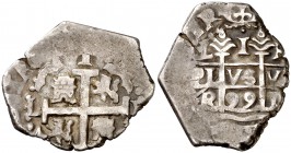 1699. Carlos II. Lima. R. 1 real. (Cal. 691). 2,53 g. MBC.