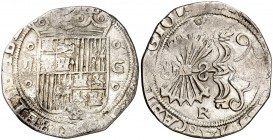 Reyes Católicos. Granada. 2 reales. (Cal. 238). 6,38 g. MBC.