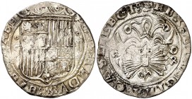 Reyes Católicos. Granada. 2 reales. (Cal. 247). 5,65 g. MBC.