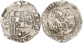 Reyes Católicos. Granada. 2 reales (Cal. 254). 6,72 g. MBC-.
