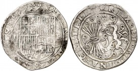 Reyes Católicos. Segovia. 2 reales. (Cal. 258 var). 6,08 g. MBC.