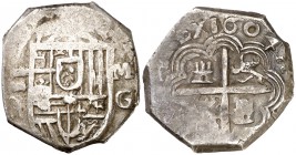 1604. Felipe III. Granada. M. 2 reales. (Cal. 323). 6,84 g. MBC.