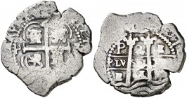 1661. Felipe IV. Potosí. E. 2 reales. (Cal. 909). 5,52 g. MBC-.