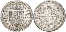 1717. Felipe V. Madrid. J. 2 reales. (Cal. 1244). 6,31 g. EBC-.