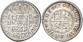 1740. Felipe V. Madrid. JF. 2 reales, (Cal. 1256). 5,68 g. MBC.
