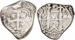 1729. Felipe V. Potosí. M. 2 reales. (Cal. 1350). 6,69 g. BC+.