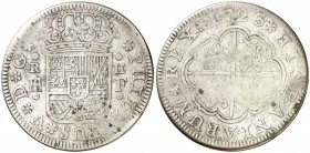1723. Felipe V. Segovia. F. 2 reales. (Cal. 1404). 5,60 g. BC+/BC.