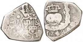 1748. Fernando VI. Guatemala. J. 2 reales. (Cal. 453). 6,40 g. Columnario. Fecha perfecta. BC+.
