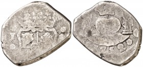 1752. Fernando VI. Guatemala. J. 2 reales. (Cal. 457). 6,50 g. Columnario. Fecha perfecta. BC+.