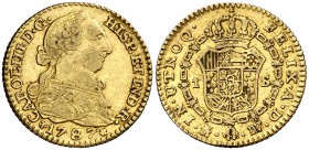 1787. Carlos III. Madrid. DV. 1 escudo. (Cal. 629). 3,39 g. MBC-/MBC.