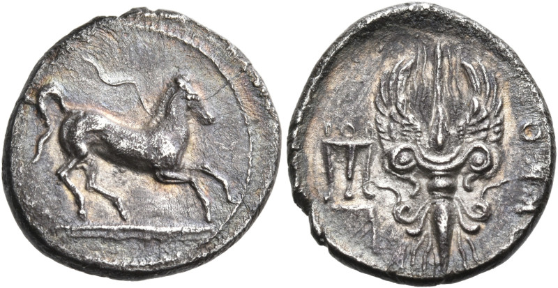 BRUTTIUM. Kroton. Circa 400-350 BC. 1/3 Stater (Silver, 15.5 mm, 2.15 g, 5 h). H...