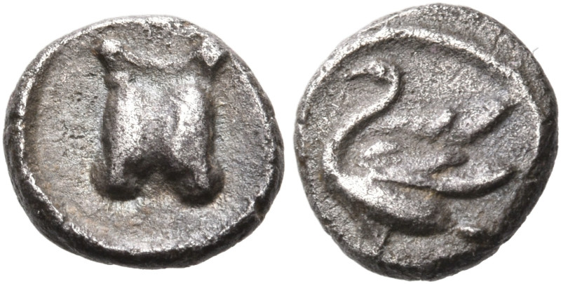 CILICIA. Mallos. Circa 385-333 BC. Obol (Silver, 8.2 mm, 0.78 g). Astragalos. Re...