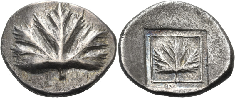 SICILY. Selinos. Circa 515-480/70 BC. Didrachm (Silver, 23 mm, 8.40 g, 5 h). Wil...